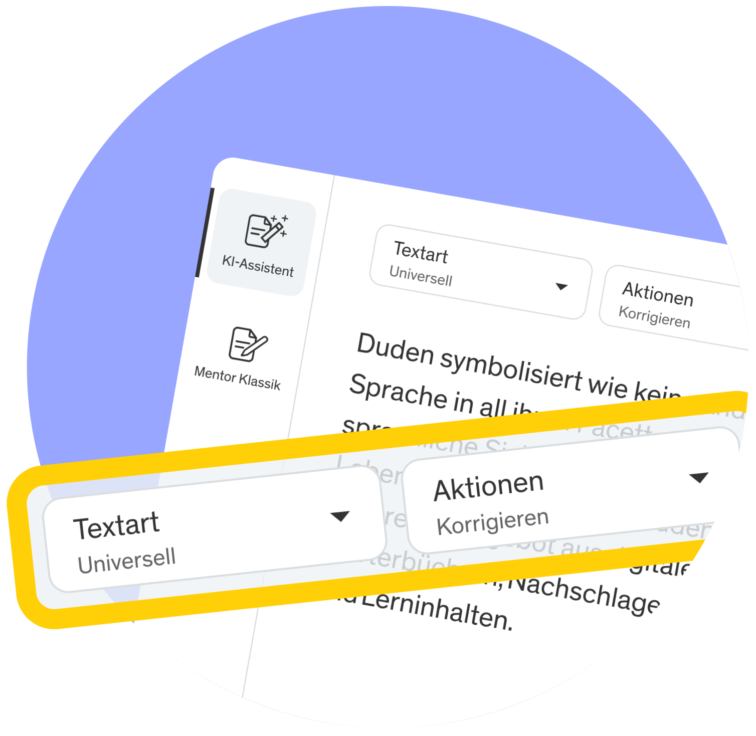 Grafik: Schreibassistent neu
